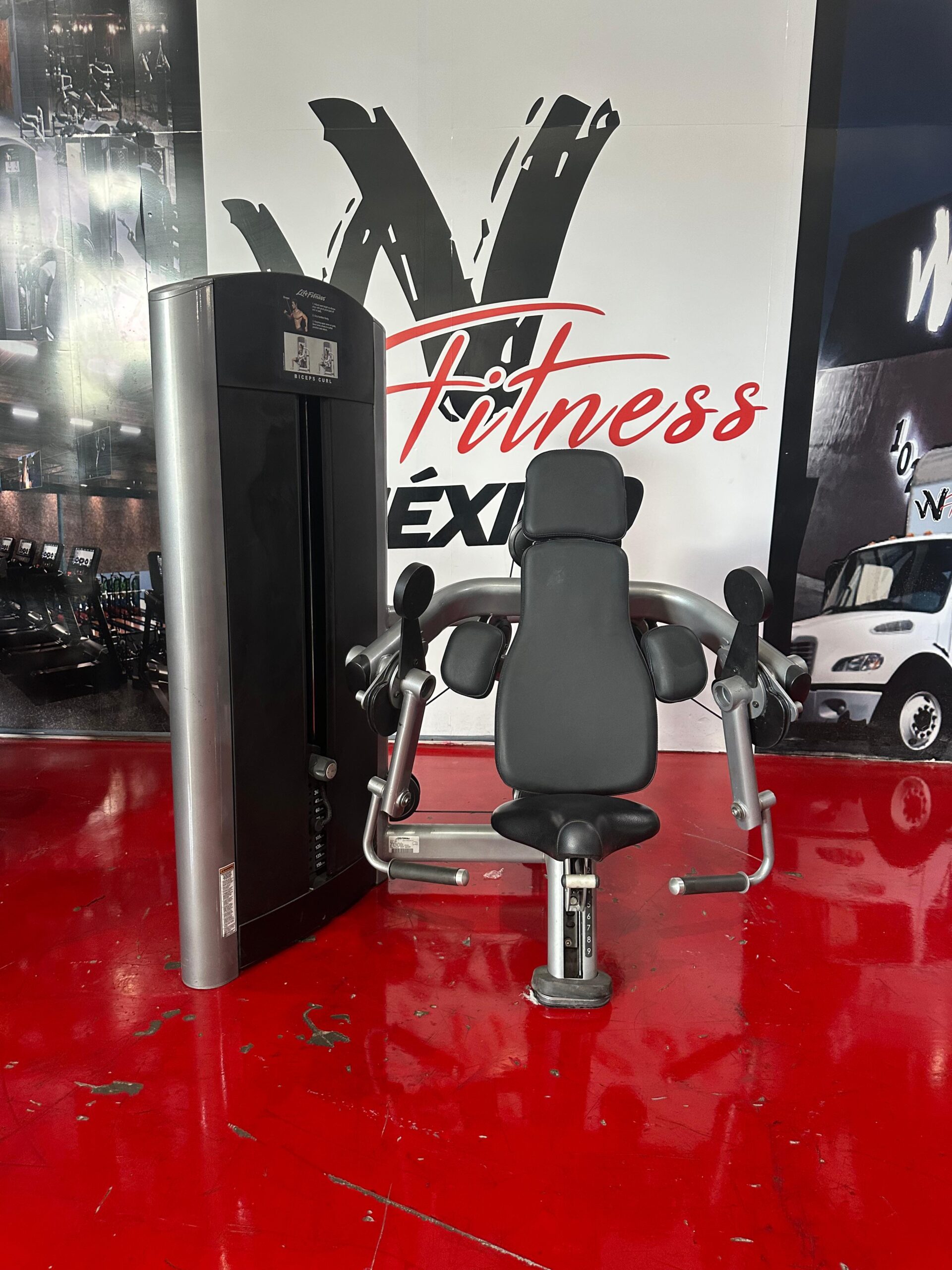 Life Fitness Signature Bicep Curl Grey